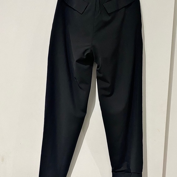 VEJAS PARIS black razored asymmetric pants size 34 - Picture 7 of 7